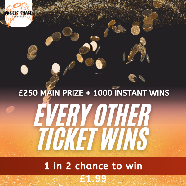 EVERY OTHER TICKET WINS 50/50